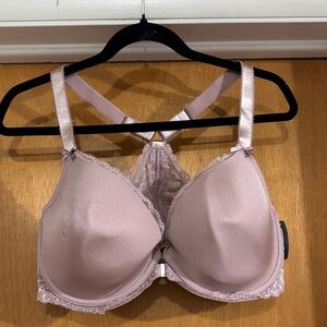 BNWT Adore me Lace Trimmed Racerback Bra in Soft Mauve 40DDD